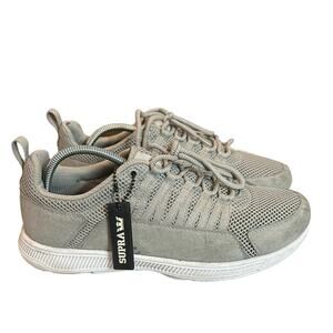 SUPRA gray sneaker lace up‎ knit upper size 9.5